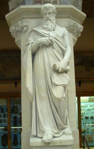 Statue of Euclid at Oxford University